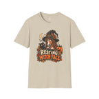 Resting Witch Face Horse Halloween T-Shirt