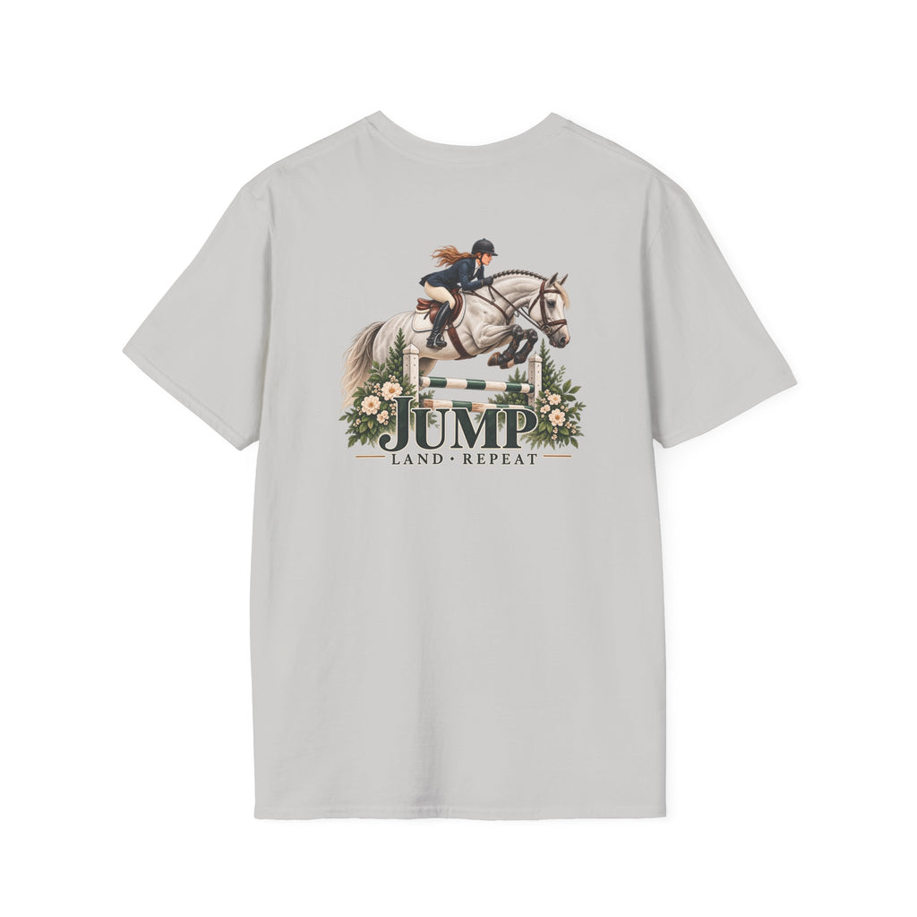 Jump Land Repeat Flower Oxer T-Shirt