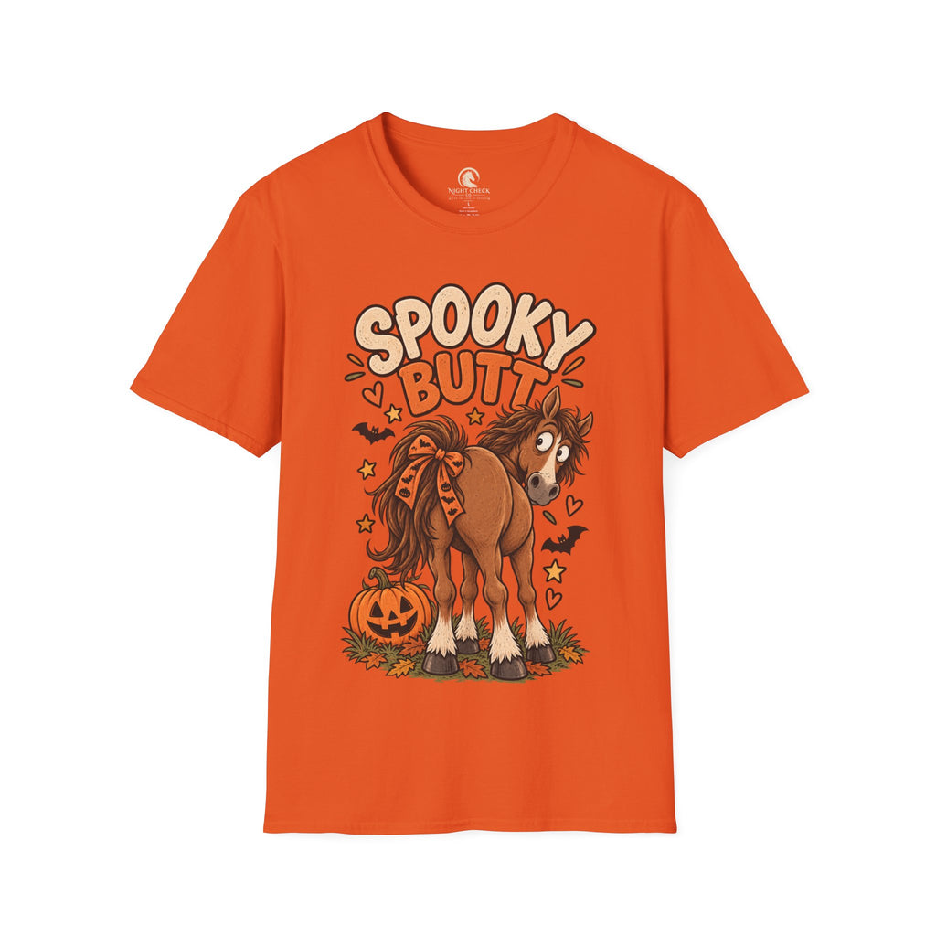 Spooky Butt Pumpkin Patch Horse T-Shirt