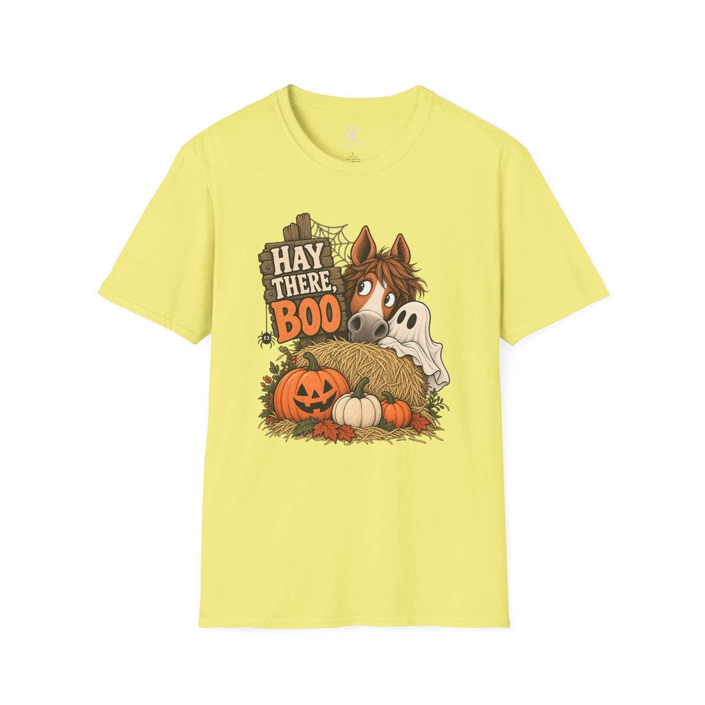 Hay There Boo Pumpkin Horse T-Shirt