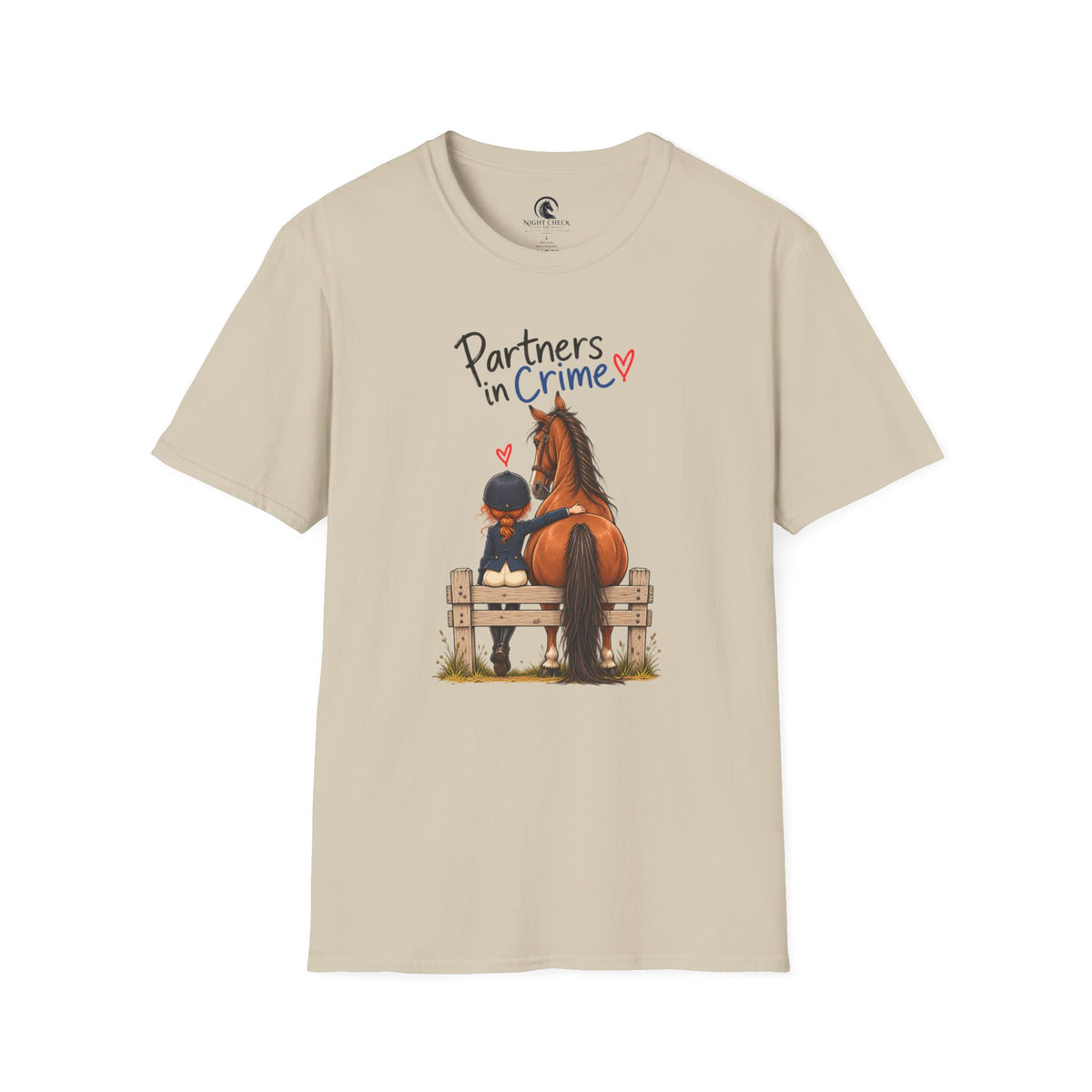 Partners In Crime Bench And Horse T-Shirt