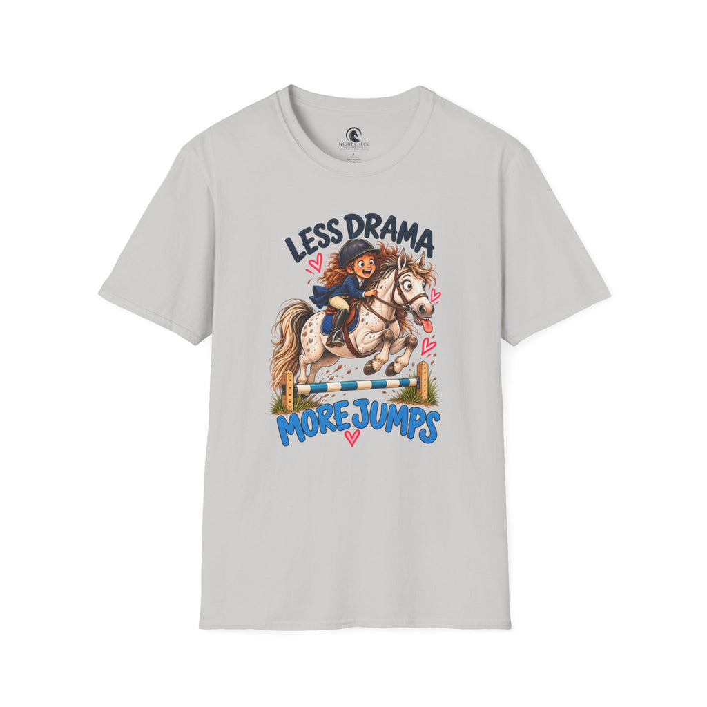 Less Drama More Jumps Young Rider T-Shirt