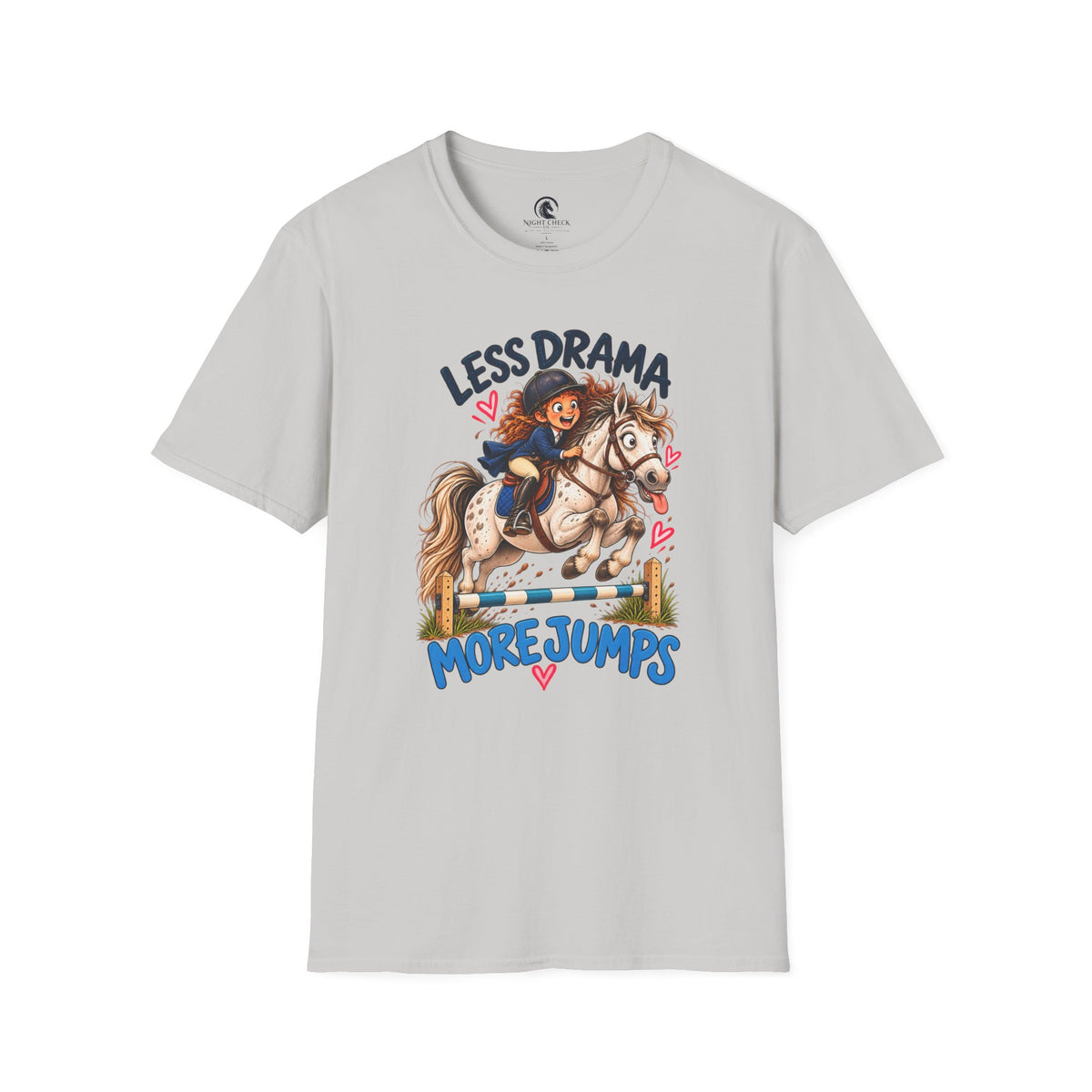 Less Drama More Jumps Young Rider T-Shirt