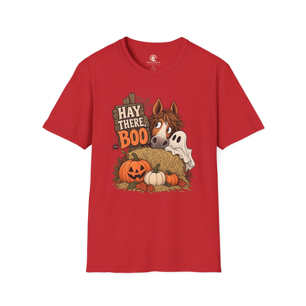 Hay There Boo Pumpkin Horse T-Shirt