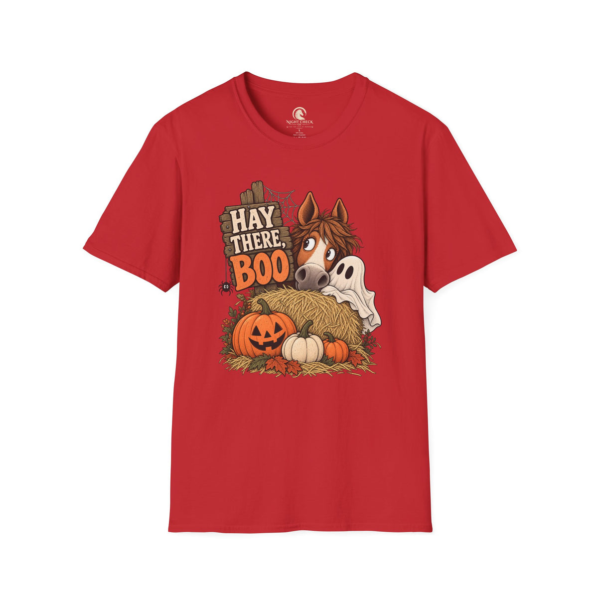 Hay There Boo Pumpkin Horse T-Shirt