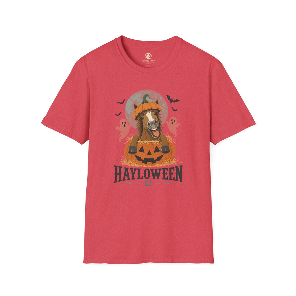 Hayloween Soft Pumpkin Horse T-Shirt