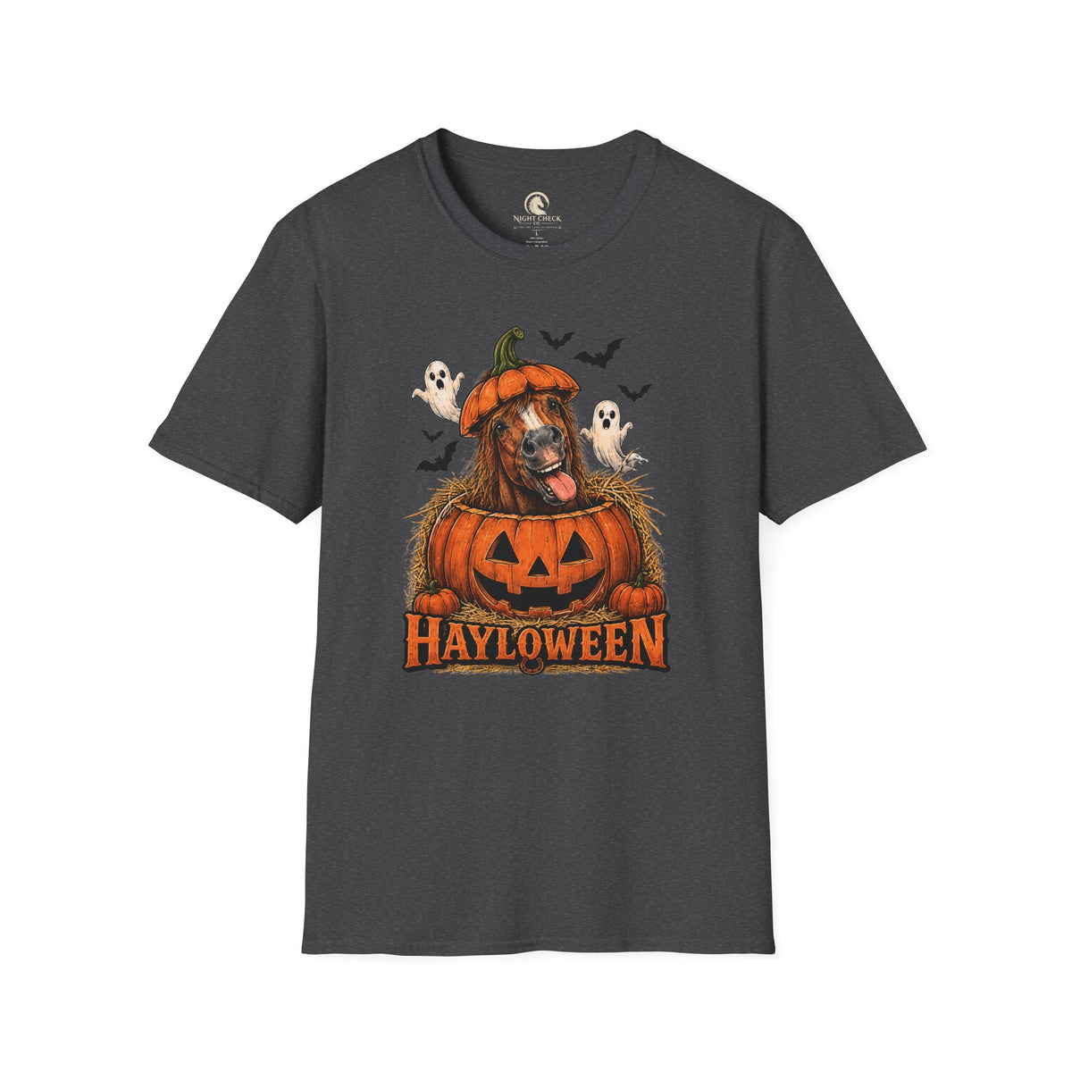 Hayloween Jack O Lantern Horse T-Shirt