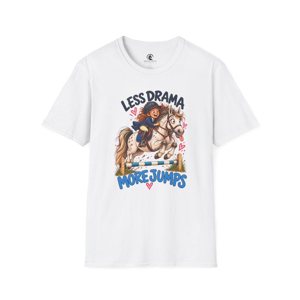 Less Drama More Jumps Young Rider T-Shirt