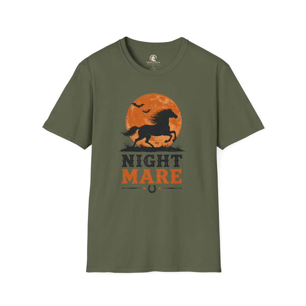 Night Mare Black Horse Halloween T-Shirt