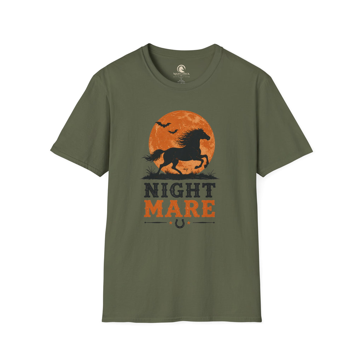 Night Mare Black Horse Halloween T-Shirt