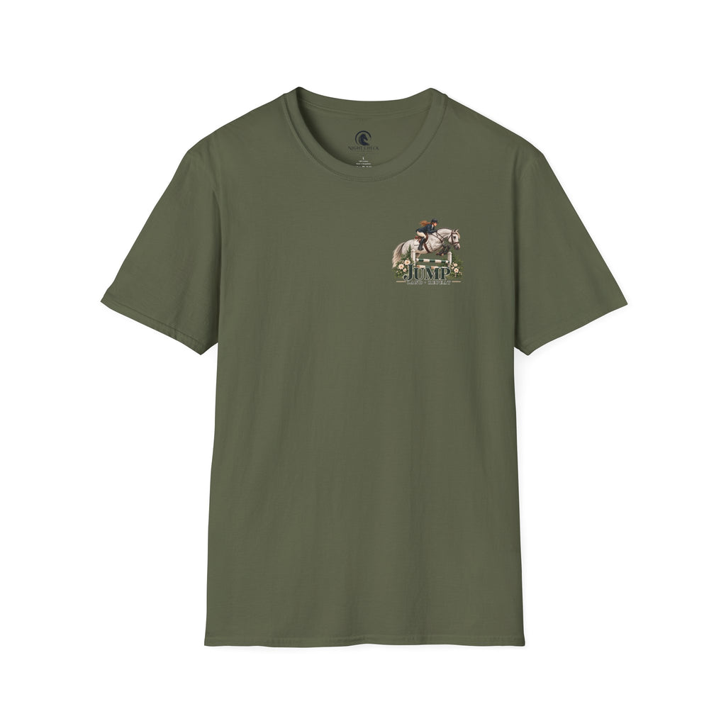 Jump Land Repeat Flower Oxer T-Shirt