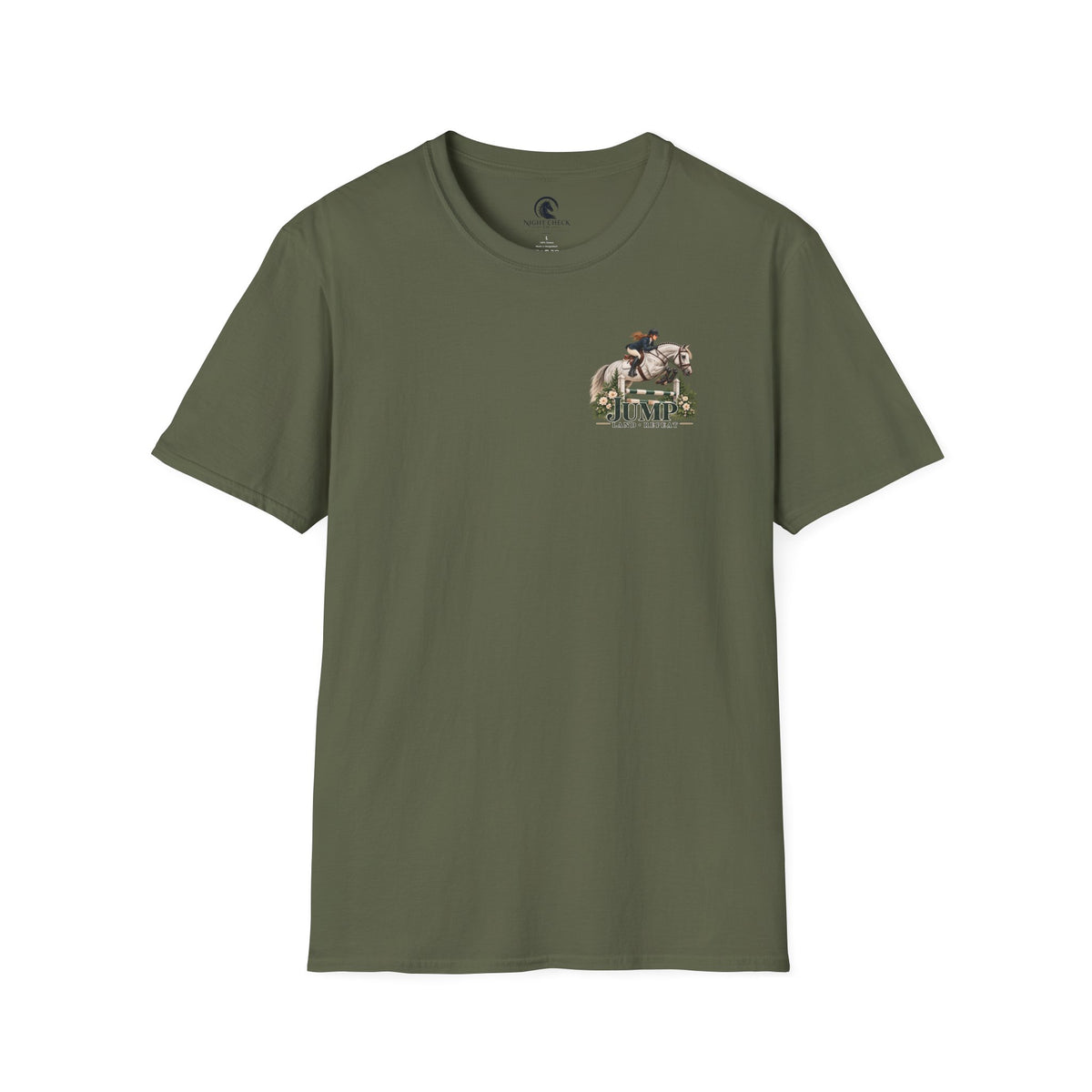 Jump Land Repeat Flower Oxer T-Shirt