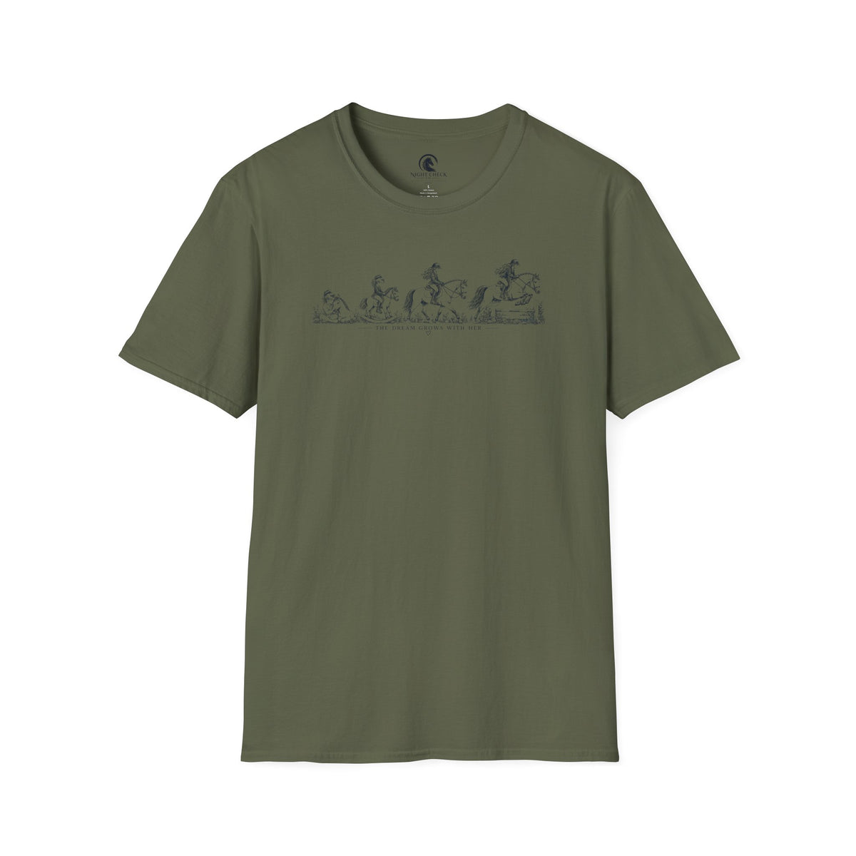 Vintage Field Riders Engraving T-Shirt